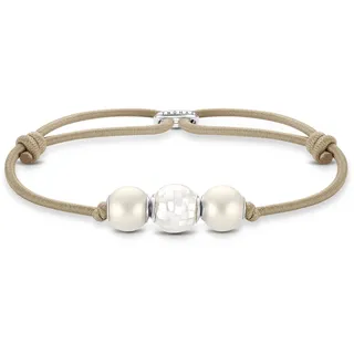 Thomas Sabo Unisex Armband Bead beige 925 Sterlingsilber A2074-170-19-L22V
