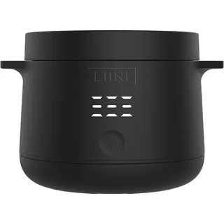 LIINI® 2.0 PRO Breiwärmer schwarz – Akku Babybreiwärmer, 50W, 10'000 mAh, Erwärmen per Knopfdruck, IP66, auslaufsicher, Edelstahlplatte, BPA-frei, USB-C Aluminiumkabel