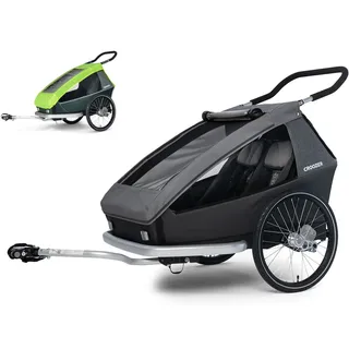 Croozer Kid Keeke 2 Kinderanhänger grau