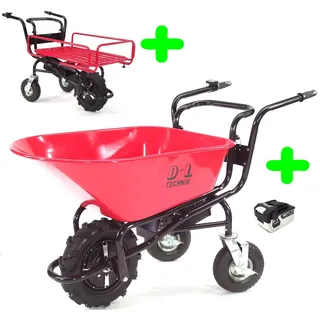 Apex Motorschubkarre Elektrische Schubkarre 200kg Motorschubkarre Li-Ion Akku 18,5V 55963, 1-tlg.