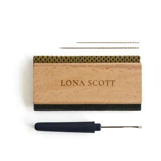 Kaschmirkamm, Wollkamm, Fusselkamm, Fusselrasierer, Snag Repair Nadeln, Knüpfhaken. Komplettes Reparaturset für Kleidungsstücke