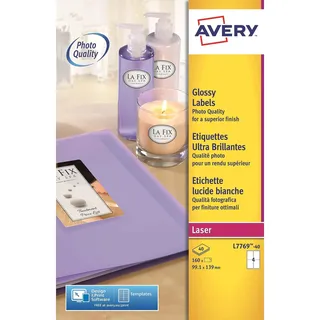 AVERY Zweckform Etiketten L7769-40 weiß