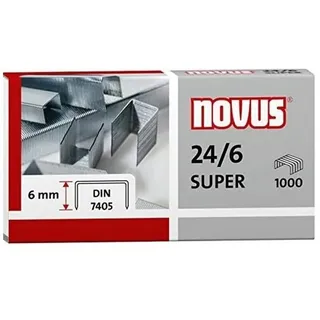 Novus Heftklammern 24/6 Silber 1000 St.