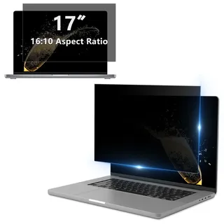CeiBand Blickschutzfolie für Laptop 17 Zoll, Sichtschutzfilter Privacy Screen Filter, Anti Blaulicht Blendschutz Displayschutz für Lenovo Hp Dell Acer Asus, Abnehmbarer 17" Displayfilter [16:10]