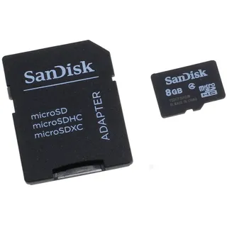 Speicherkarte SanDisk microSD 8GB f. Samsung GT-S3550 / S3550