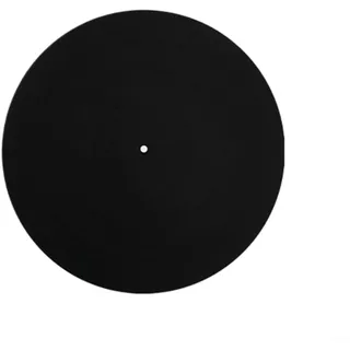 HOHOVYVY Plattentellerauflage,Anti-Vibration Silikon Pad Gummi Für LP Vinyl Schallplatte Plattenspieler Plattform Matte(Black)
