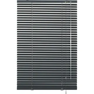 GARDINIA Aluminium-Jalousie 25 mm 40 x 130 cm schiefer