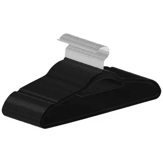 Juskys Kleiderbügel Samt 50er Schwarz