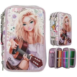 DEPESCHE 3-Fach Federtasche COWGIRL