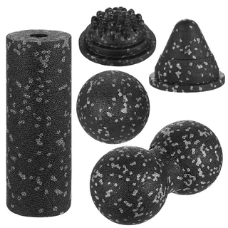 Faszienball Set, 5 StückFaszienrolle Fuß, Massagebälle Set, Faszienrolle Klein, Fazienball Faszienbälle, für Massage Ball Fuß Hand Rücken Faszienrolle Wirbelsäule Muskelmassage