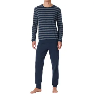 SCHIESSER Pyjama Basic Nachtblau 52