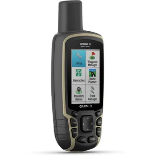 Garmin GPSMAP 65 – robustes GPS-Outdoor-Navi mit vorinstallierter TopoActive Europakarte und 2,6“ Farbdisplay. Beste Navigation dank 5 Satellitensystemen & Multi-Frequenz-Technologie, wasserdicht.