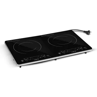 Brunner Hot Point Double Kochplatte, Schwarz
