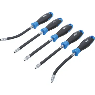 BGS Flexibler Schraubendreher-Satz mit Rundgriff E-Profil E4 - E8 Klingenlänge 150 mm 5-tlg.