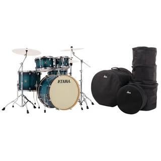 Tama CL-52KR-BAB Superstar Classic Drumkit Blue Lacquer Burst Set mit Taschen