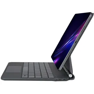 Magic Keyboard für Air 11 Zoll (M2 2024/M3 2025/M4 2026)&iPad Pro 11“ (1/2/3/4th) und 10.9“ Air 5/4th Gen Hülle mit Tastatur, Bluetooth, USB-C Ladefunktion, integriertes Trackpad, QWERTZ-Deutschlayout
