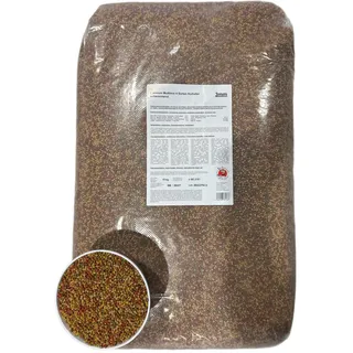Koi Herdecke - 15 kg Fischfutter Mix für Koi's | Schwimmende Pellets von 3 mm | geeignet für Zierfische - Goldfische - Orfe - Shubunkin | 15 Kilo Pack - Alleinfuttermittel