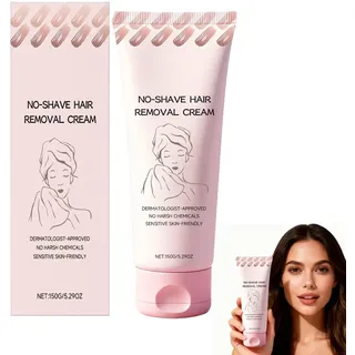 Bare Basics Hair Removal Cream, Enthaarungscremes Gesicht, Enthaarungscreme Intimbereich Frauen, Haarentfernungsschaum, Beruhigende Enthaarungscreme Für KöRper,Schmerzfrei und Langanhaltend (1)