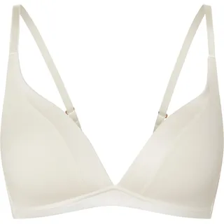 CALIDA Cate Triangel-BH, bügellos, Satinblende, für Damen, 911 ALABAST, 80A
