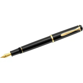 Pelikan Classic P200 Schwarz, Edelharz, Feder F vergoldet