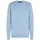 Herren Pullover Essential Cotton mit Rundhalsausschnitt Blau Vessel Blue Heather S