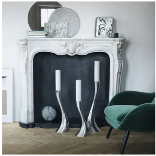 Georg Jensen Kerzenleuchter Cobra Edelstahl Silber