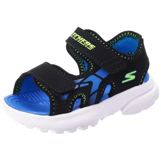 SKECHERS Razor Splash Schuhe, Blau, Schwarz, Limette, 38 EU - 38 EU