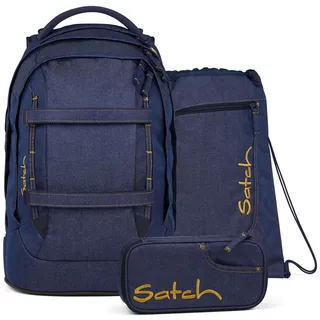 Satch Pack 3-tlg. Denim Blue
