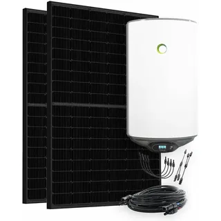 Offgridtec Solaranlage mit 80l Fothermo Boiler zur Warmwasseraufbereitung für Garten und Wohnmobil