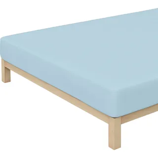 Baumwolle 140 x 200 - 160 x 220 cm blue light