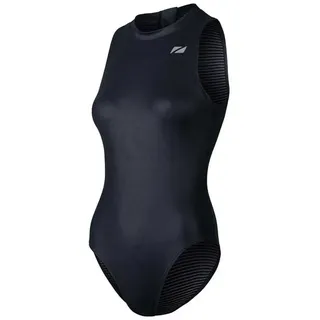 ZONE3 Ows Ti+ Thermal High Neck Costume Womens Swimwear - Black - UK 12