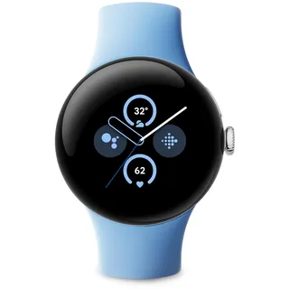 Google Pixel Watch 2 Wi-Fi polished silver Sportarmband bay