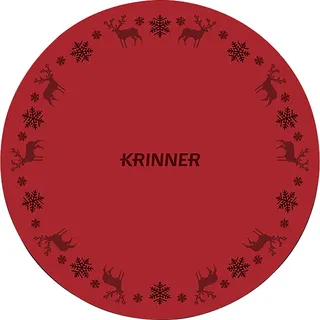 Krinner Weihnachtsbaumunterlage Ø 60 cm rot