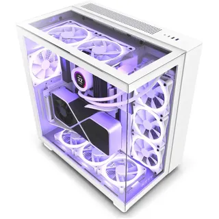 NZXT H9 Elite White weiß, Glasfenster (CM-H91EW-01)