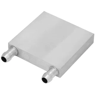 Wasserkühlblock Aluminium Wasserkühlblock Kühler Wasserkühlkopf Flaches Abwasser für CPU-Grafik-Kühlkörper(60 * 60 * 12 mm)