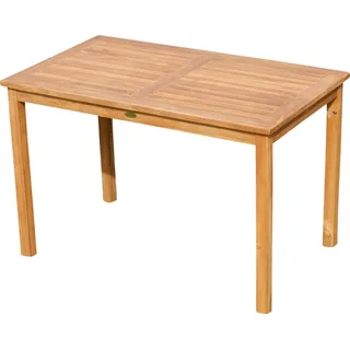ALEOS. ALEOS Gartentisch 120 x 70 x 75 cm Braun
