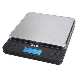 GundG Digitalwaage LS-3000, bis 3000g, mit Zählfunktion, Teilung 0,1g