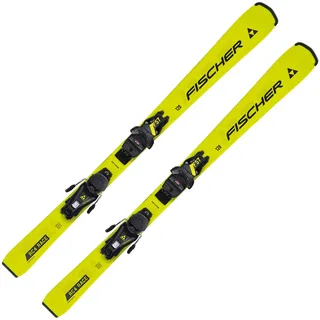 Fischer RC4 Race Ski Set Gelb 140 cm