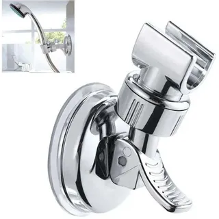 Ymyny Austauschbarer Handbrausehalter, 360° Drehbarer Saugnapf-duschhalter, Saugnapf-duschhalter Mit Hoher Adsorptionsfähigkeit (saugnapfbasis)