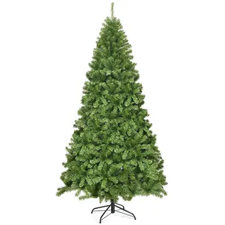 Costway Künstlicher Weihnachtsbaum Grün 225 cm