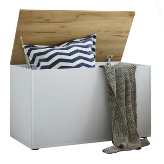 VCM Holz Sitztruhe Sitzbank Truhe Box Kiste Bendola