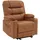MCombo Relaxsessel 7033 Kunstleder 88 x 110 x 83 Braun elektrisch mit Liegefunktion