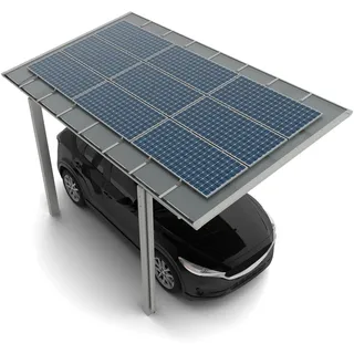 Ximax Solarcarport Linea Typ 80, 495,4 x 272,6 cm Winterweiß 64 kg/m2
