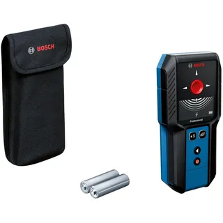 Bosch Professional GMS 120-27 inkl. 2 x 1,5 V LR6-Batterie (AA) + Tasche