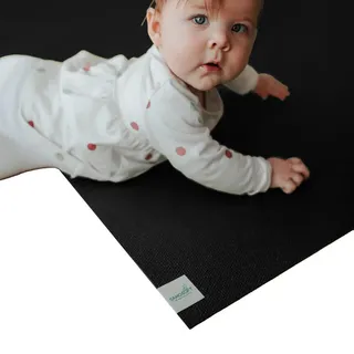 SanoSoft Krabbelmatte Schwarz, | Gr.: 240 x 220 cm