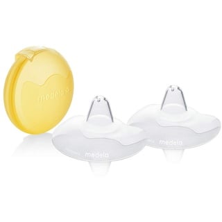 Medela Contact Brusthütchen – BPA-frei – Aus ultradünnem, weichem Silikon – Inklusive 2 Brusthütchen und Etui – 20 mm, medium