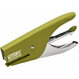 Rapid Heftzange S51 Soft Grip, Metall, 12 Blatt grün