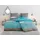 Linon türkis 155 x 220 cm + 80 x 80 cm