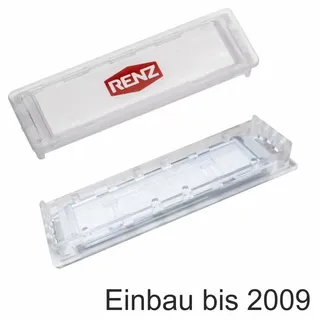 1 Stück RENZ Namensschild 92 klar 75x22mm RENZ Nummer 97-9-82016 07-112