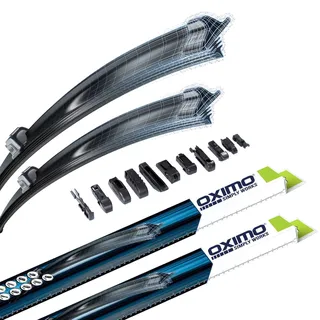 MOTOS Scheibenwischer Set für Nissan Qashqai III J12 ab 04.2021 - Modernste Konstruktion, scheibenwischer vorne, Extrem leise, Langlebig & Wetterfest, TÜV & REACH Zertifiziert